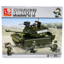Sluban Army – Combat tank legénységgel építőjáték készlet barkácsolás, építés