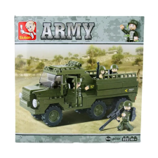  Sluban Army – Csapatszállító teherautó építőjáték készlet barkácsolás, építés