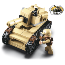 Sluban Army építőkészlet M38-B0587B Tank 158 db (LEGO kompatibilis) barkácsolás, építés