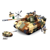 Sluban Army építőkészlet N38-B0859 Álcázott tank közepes 2 az 1-ben 725 db (LEGO kompatibilis)
