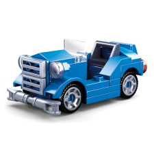 Sluban építőkészlet Builder M38-B0920B Kék kabrió 44 db (LEGO kompatibilis) barkácsolás, építés