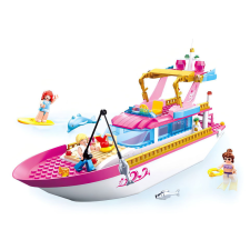 Sluban építőkészlet Girls Dream M38-B0722 Luxus jacht 212 db (LEGO kompatibilis) barkácsolás, építés