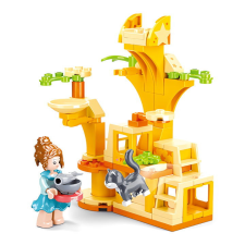 Sluban építőkészlet Girls Dream M38-B0970D Edzőterület macskáknak 81 db (LEGO kompatibilis) barkácsolás, építés