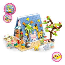 Sluban építőkészlet Girls Dream M38-B1088 Camping 341 db (LEGO kompatibilis) barkácsolás, építés