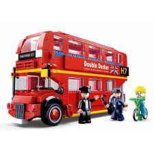 Sluban építőkészlet Models M38-B0708 emeletes busz 382 db (LEGO kompatibilis) barkácsolás, építés