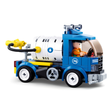 Sluban építőkészlet Town M38-B0781C tartályhajó 121 db (LEGO kompatibilis) barkácsolás, építés