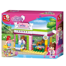 Sluban Girl’s Dream -Kisállatkórház építőjáték készlet barkácsolás, építés