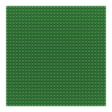 Sluban kompatibilis építőjáték tábla / alap M38-B0833C 32x32 zöld barkácsolás, építés