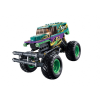 Sluban kompatibilis építőkészlet Power Bricks M38-B1161 Bigfoot zöld-lila Speed kixx felhúzható autó 252 db