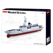 Sluban Model Bricks Army - Fregatt hadihajó építőjáték készlet barkácsolás, építés