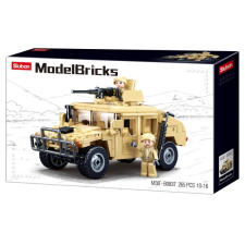 Sluban Model Bricks - Army Hummer H1 terepjáró építőjáték készlet barkácsolás, építés