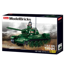 Sluban Model Bricks Army - szovjet T34-85 közepes harckocsi építőjáték készlet barkácsolás, építés