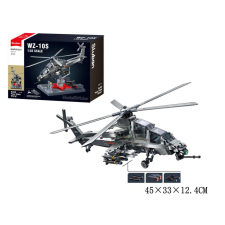 Sluban Model Bricks Army - WZ-10S harci helikopter építőjáték készlet barkácsolás, építés