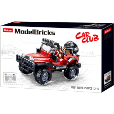 Sluban Moder Bricks - 4x4-es Jeep Wrangler terepjáró építőjáték készlet barkácsolás, építés