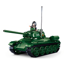 Sluban tank T34/85 modell építőkocka készlet barkácsolás, építés