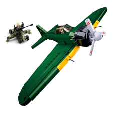 Sluban világháborús Mitsubishi A6M Zero vadászrepülőgép építőkészlet barkácsolás, építés