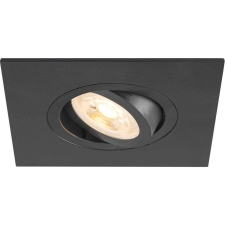 SLV NEW TRIA 75 XL Beépíthető lámpa LED GU10 fekete, 1007628 (1007628) izzó