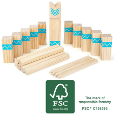 Small foot 12036 Kubb viking sakk fából Active sportjáték