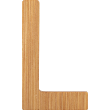 Small foot bambusz betű L kreatív és készségfejlesztő