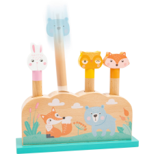  Small Foot Dřevěná vystřelovací hra zvířátka - poškozený obal készségfejlesztő