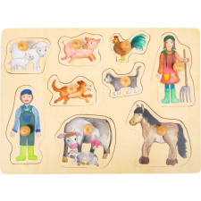 Small foot Fa puzzle Farm élet 9 db puzzle, kirakós