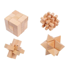 Small Foot fa puzzle szett, 4 db puzzle, kirakós