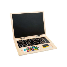 Small foot - Fából készült laptop mágneses táblával kreatív és készségfejlesztő