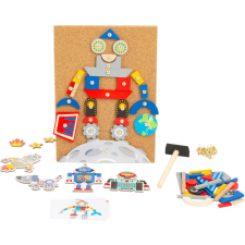 Small foot kreatív kalapálós játék - robotok kreatív és készségfejlesztő