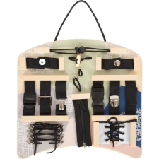 Small foot Legler - Matatófal - Csatok és  madzagok készségfejlesztő