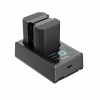 SmallRig 3824B NP-FZ100 Akku és Töltő Szett (2db akku és dual töltő)