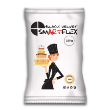 Smartflex fondant massza, fekete, 250 g sütés és főzés