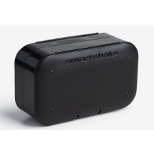 SmartShake Pill Box Rendező, két kapszulatartóból álló készlet, fekete vitamin és táplálékkiegészítő