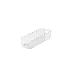 SMARTSTORE Műanyag tárolódoboz, 1,3 liter, SMARTSTORE "Compact Clear Slim", átlátszó bútor