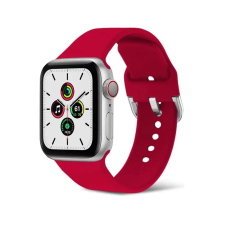 Smartwatcherz Apple Watch Csatos Szilikon Szíj - Rózsapiros, 44/45/46/49mm, S/M okosóra kellék