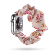Smartwatcherz Apple Watch Frilly Szövet Szíj - Virágos, 40/41/42mm okosóra kellék