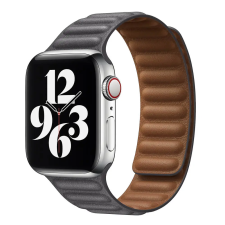 Smartwatcherz Apple Watch Mágneses Bőr Szíj - Szürke, 40/41/42mm okosóra kellék