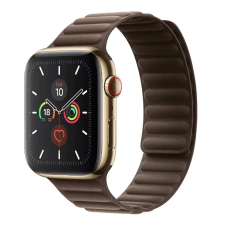 Smartwatcherz Apple Watch Mágneses Szövet Pánt - Barna, 40/41/42mm okosóra kellék