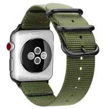 Smartwatcherz Apple Watch NATO Szíj - Zöld, 40/41/42mm okosóra kellék