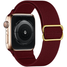 Smartwatcherz Apple Watch Rugalmas Szövet Szíj - Bordó, 40/41/42mm okosóra kellék