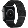 Smartwatcherz Apple Watch Rugalmas Szövet Szíj - Fekete, 40/41/42mm