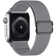 Smartwatcherz Apple Watch Rugalmas Szövet Szíj - Szürke, 44/45/46/49mm okosóra kellék