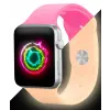 Smartwatcherz Apple Watch Sötétben Világító Szíj - Rózsaszín, 40/41/42mm, S/M