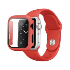 Smartwatcherz Apple Watch Szíj és Tok (Azonos Színben) - Piros, 41mm, S/M okosóra kellék