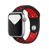 Smartwatcherz Apple Watch Szilikon Sport Szíj - Fekete-Piros, 40/41/42mm, S/M