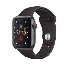 Smartwatcherz Apple Watch Szilikon Szíj - Fekete, 40/41/42mm, S/M okosóra kellék
