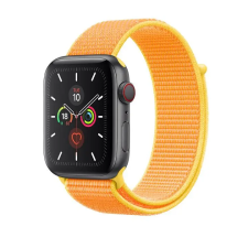 Smartwatcherz Apple Watch Szövet Szíj - Kanári sárga, 40/41/42mm okosóra kellék