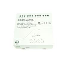 SmartWise 5V-32V négy áramkörös, Wi-Fi+Bluetooth NO/NC okosrelé okos kiegészítő