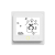 Smartzilla Tuya okos termosztát elektromos fűtéshez fehér (2044105) (smart2044105)