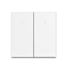 Smartzilla Tuya Zigbee okos kapcsoló 2 csatornás beépíthető fehér (2046532) (smart2046532) okos kiegészítő