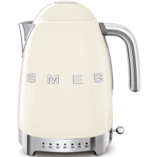 Smeg 50-es évek stílusa vízforraló hőmérséklet-kijelzővel krémszínű (KLF04CREU) (KLF04CREU) vízforraló és teáskanna